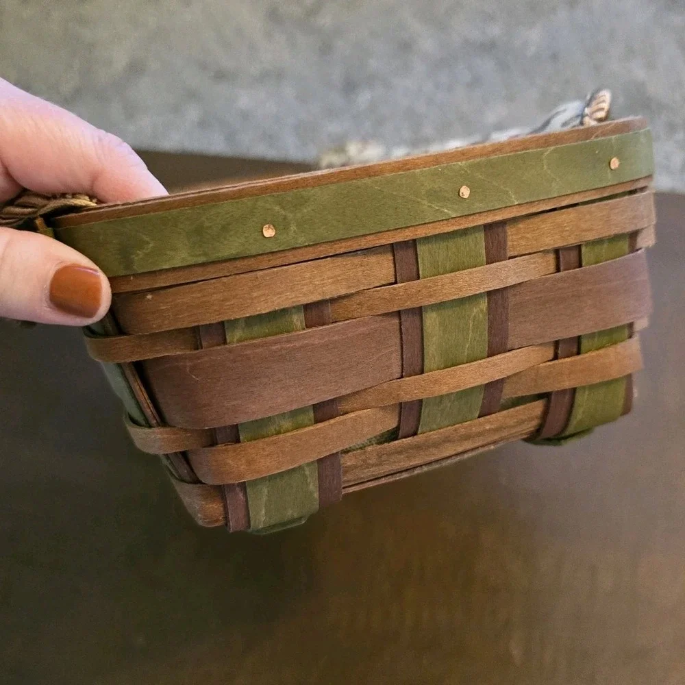 Longaberger 2008 Harvest Weave Bread Basket Combo Autumn Path  FALL